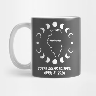 Illinois Total Solar Eclipse 2024 Mug